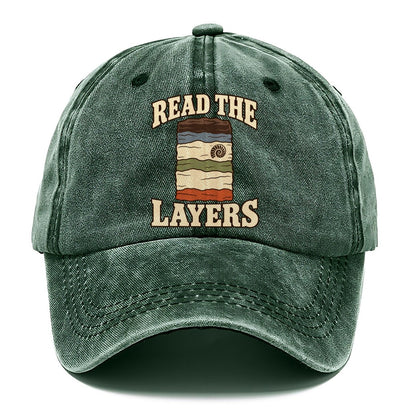 Sedimentary Layer Study Rocks And Minerals Classic Cap – Forest Mist