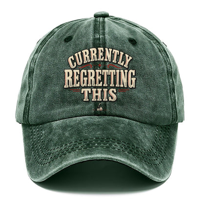 Currently Regretting This American Wit Classic Cap – Forest Mist