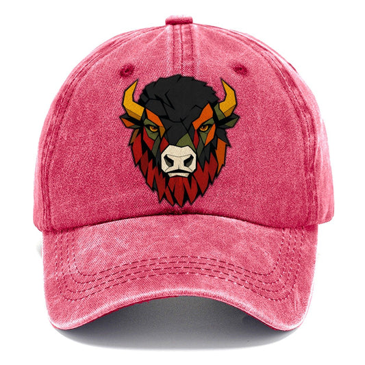 American Buffalo Frontal Portrait Classic Cap – Pomegranate Blush