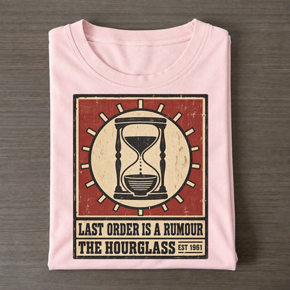 Hourglass Hour Izakaya Rules Classic T-shirt – Pink