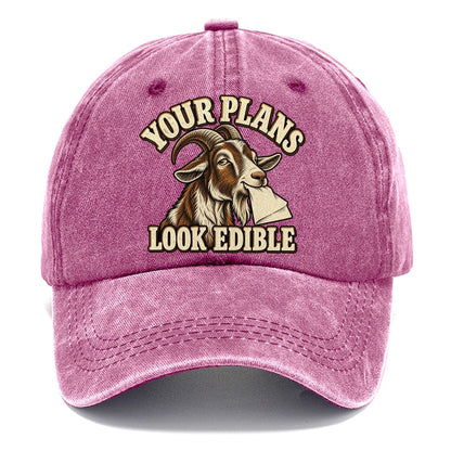 Goat Edible Plans Character Club Classic Cap – Dusty Rose