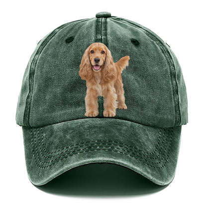 Cocker Spaniel Standing Top Breeds Classic Cap – Forest Mist