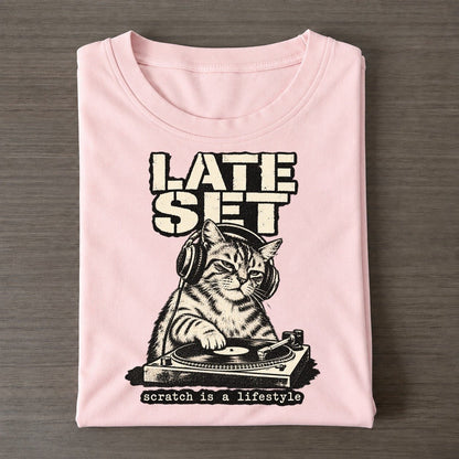 Dj Cat Alley Cat Records Classic T-shirt – Pink
