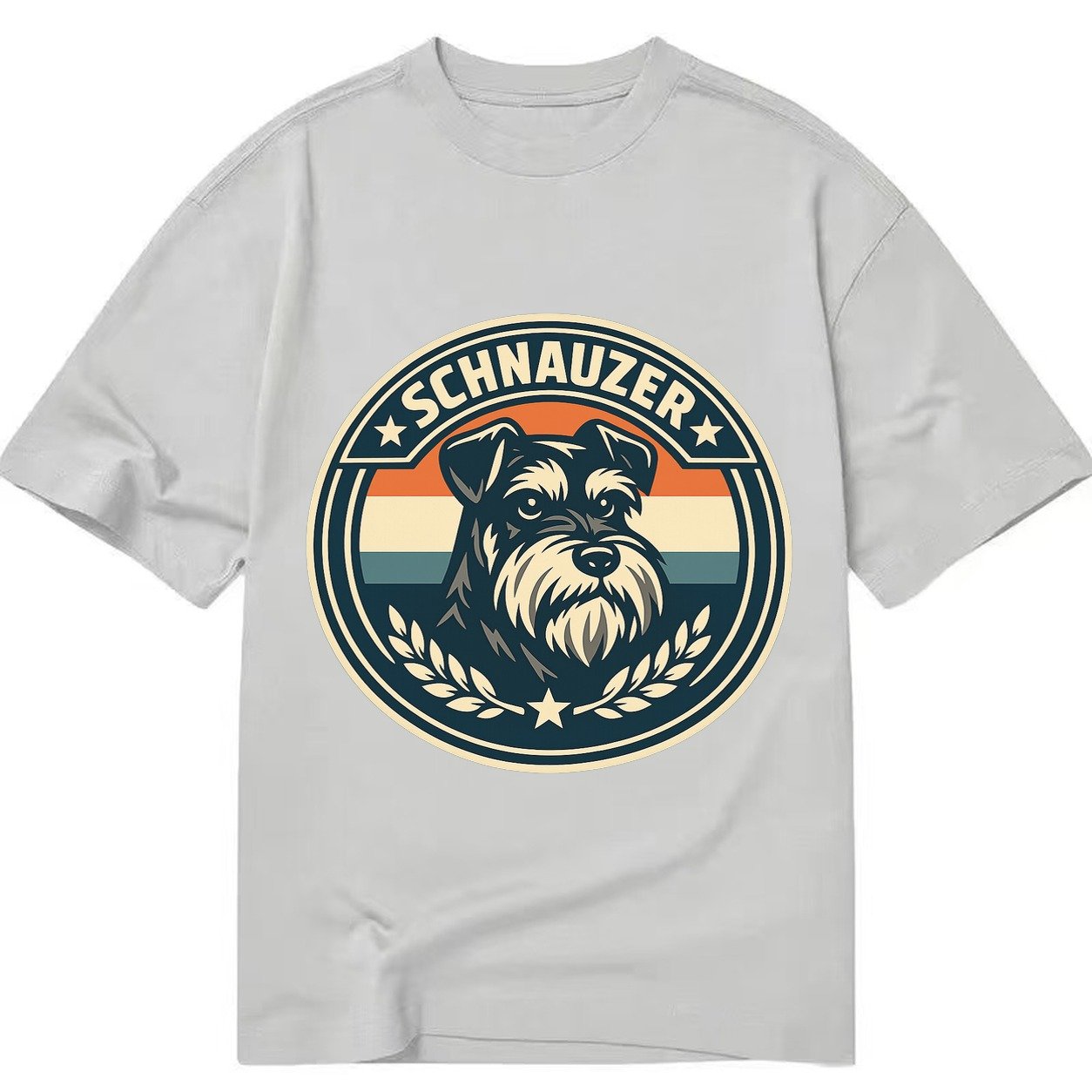 Noble Schnauzer Emblem 00e2f7ecb7d9 1770539386634 Classic T-shirt – Grey