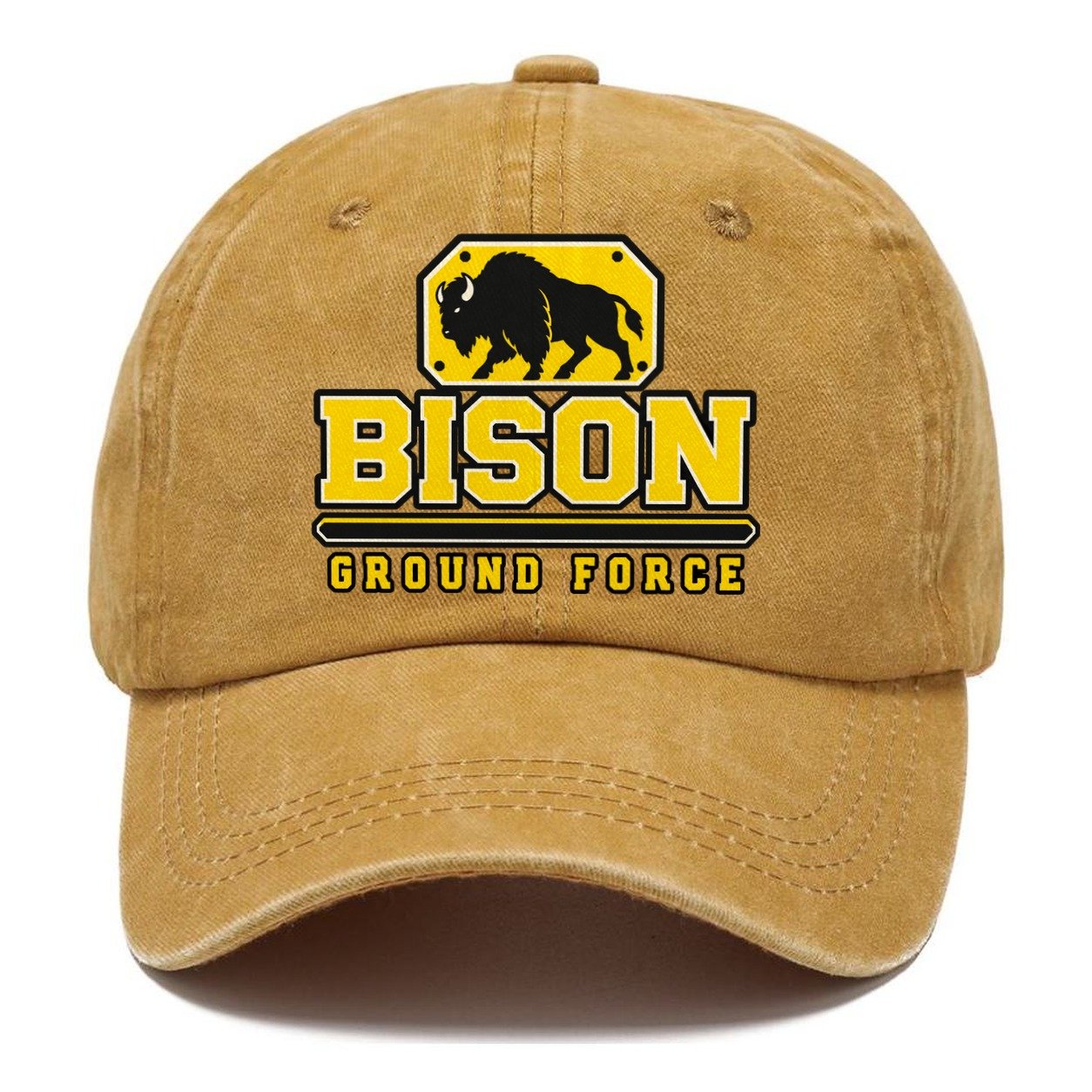Bison Ground Force Heavy Duty Classic Cap – Golden Harvest