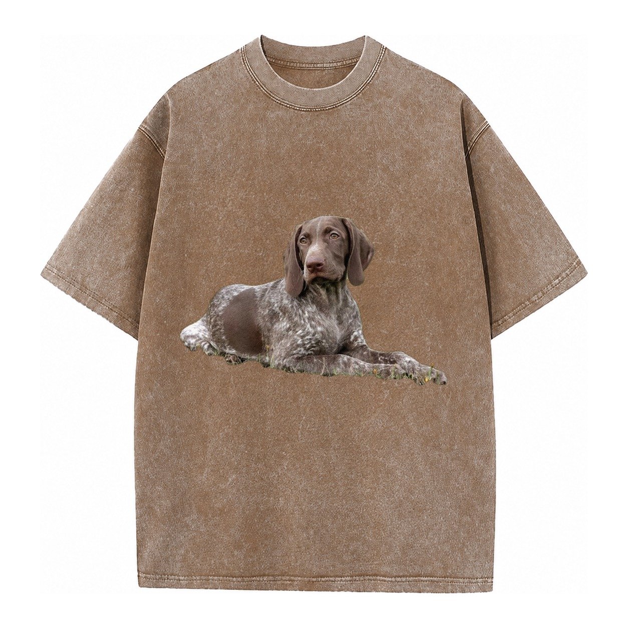 German Shorthaired Pointer 2 Vintage T-shirt – Brown