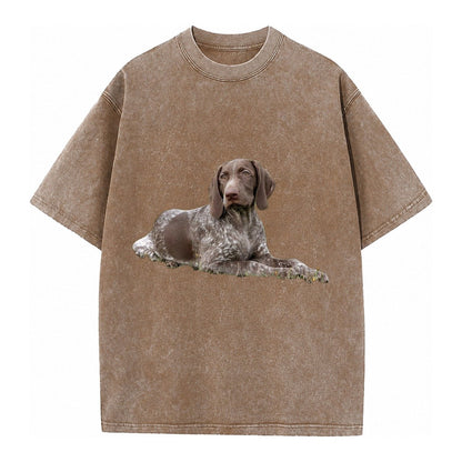 German Shorthaired Pointer 2 Vintage T-shirt – Brown