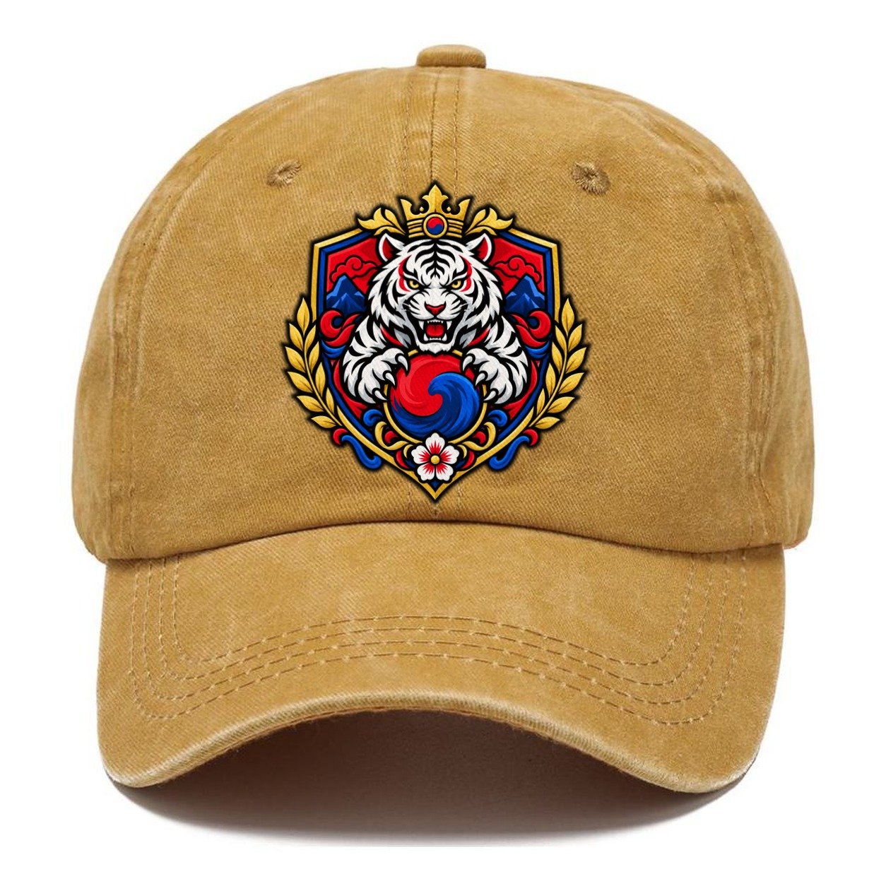 South Korea Heraldic Crest Country Logos Classic Cap – Golden Harvest