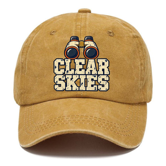 Clear Skies Astronomy And Stargazing Classic Cap – Golden Harvest