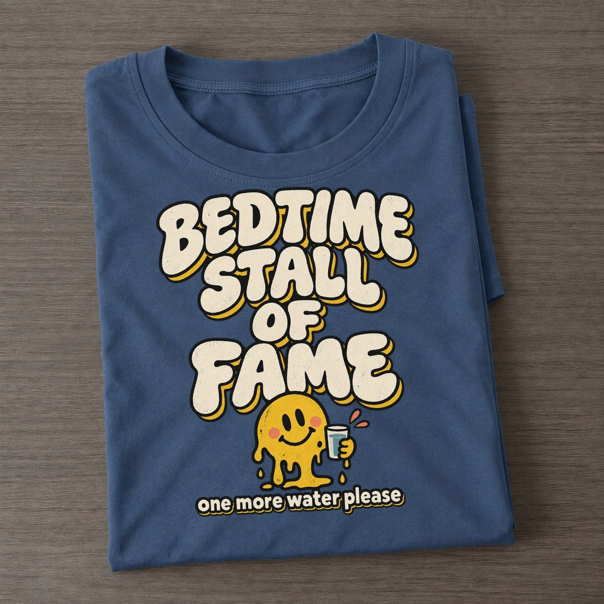 Bedtime Stallers Running On Fumes Club Classic T-shirt – Twilight Navy