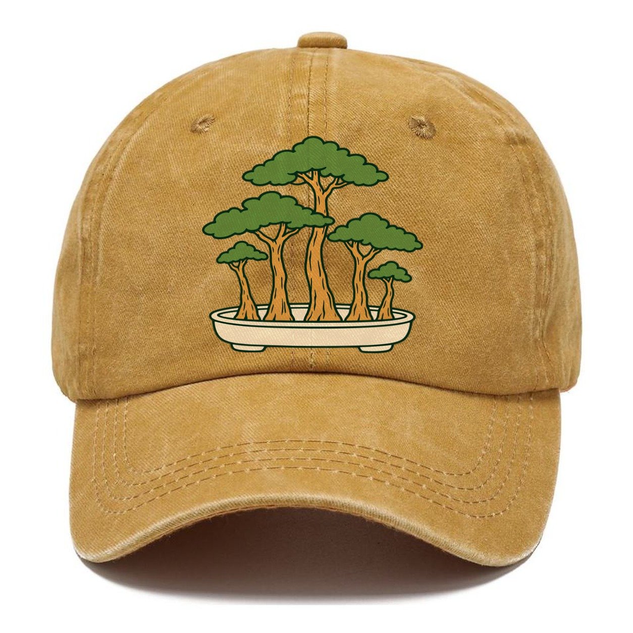 Miniature Forest Grouping Bonsai Classic Cap – Golden Harvest