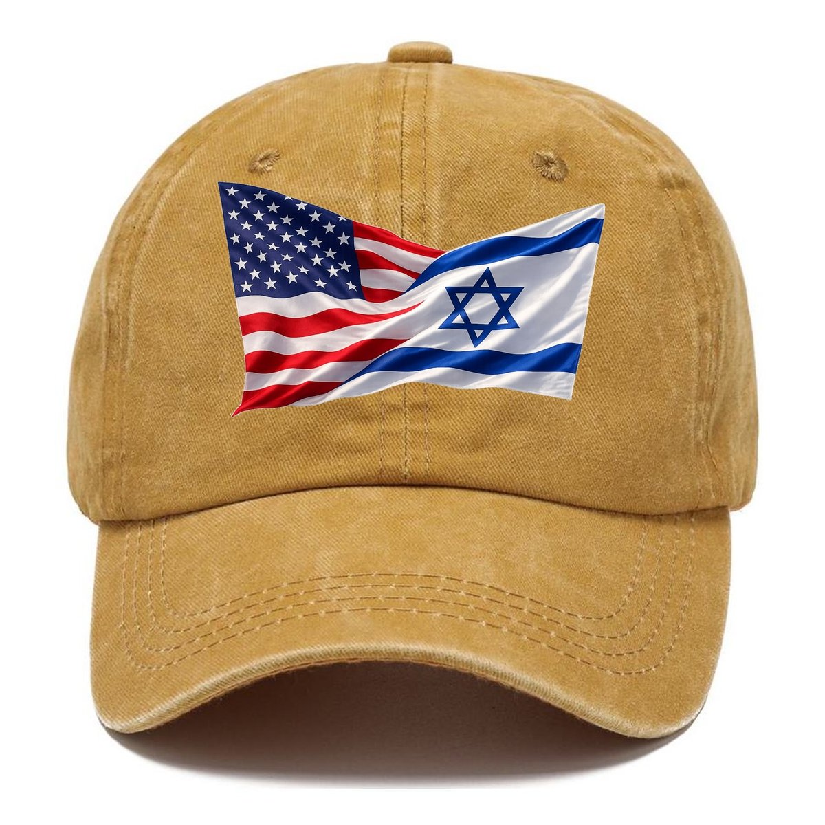 US Israel Waving Flags Alliance Classic Cap – Golden Harvest