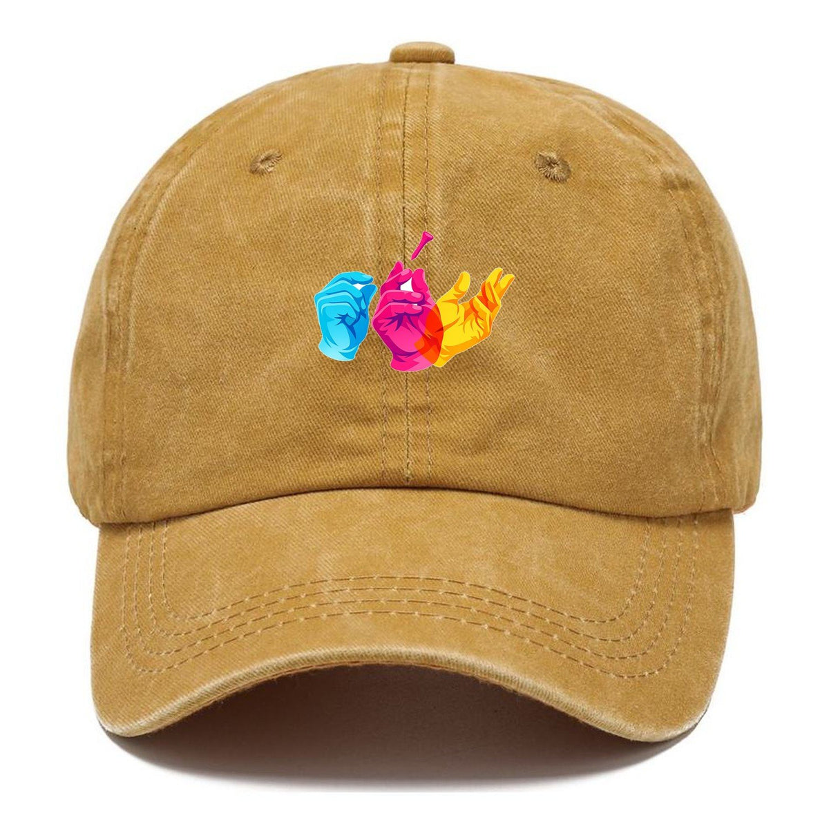 Golf Tee Hand Signs Classic Cap – Golden Harvest