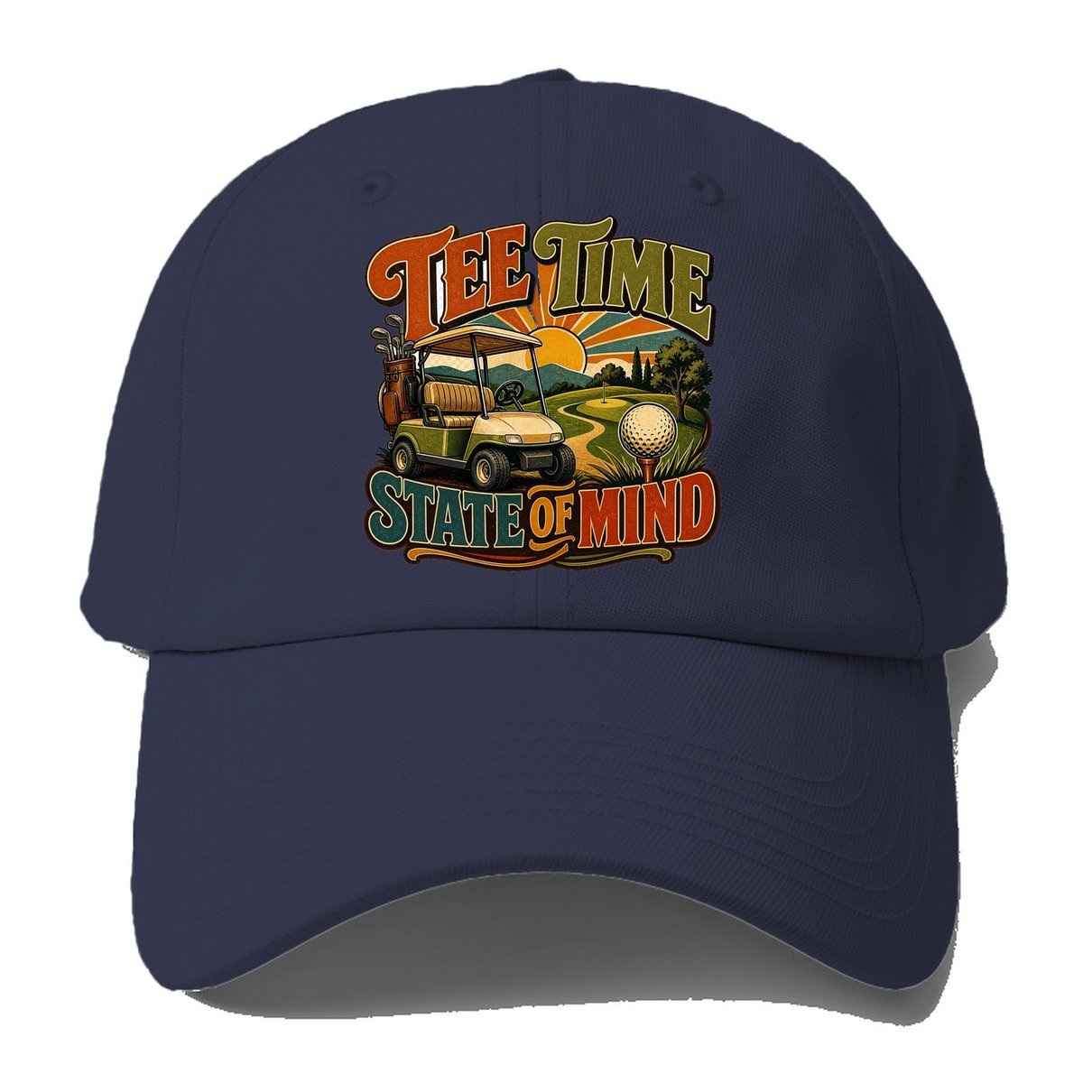Tee Time State Of Mind Baseball Cap – Twilight Navy