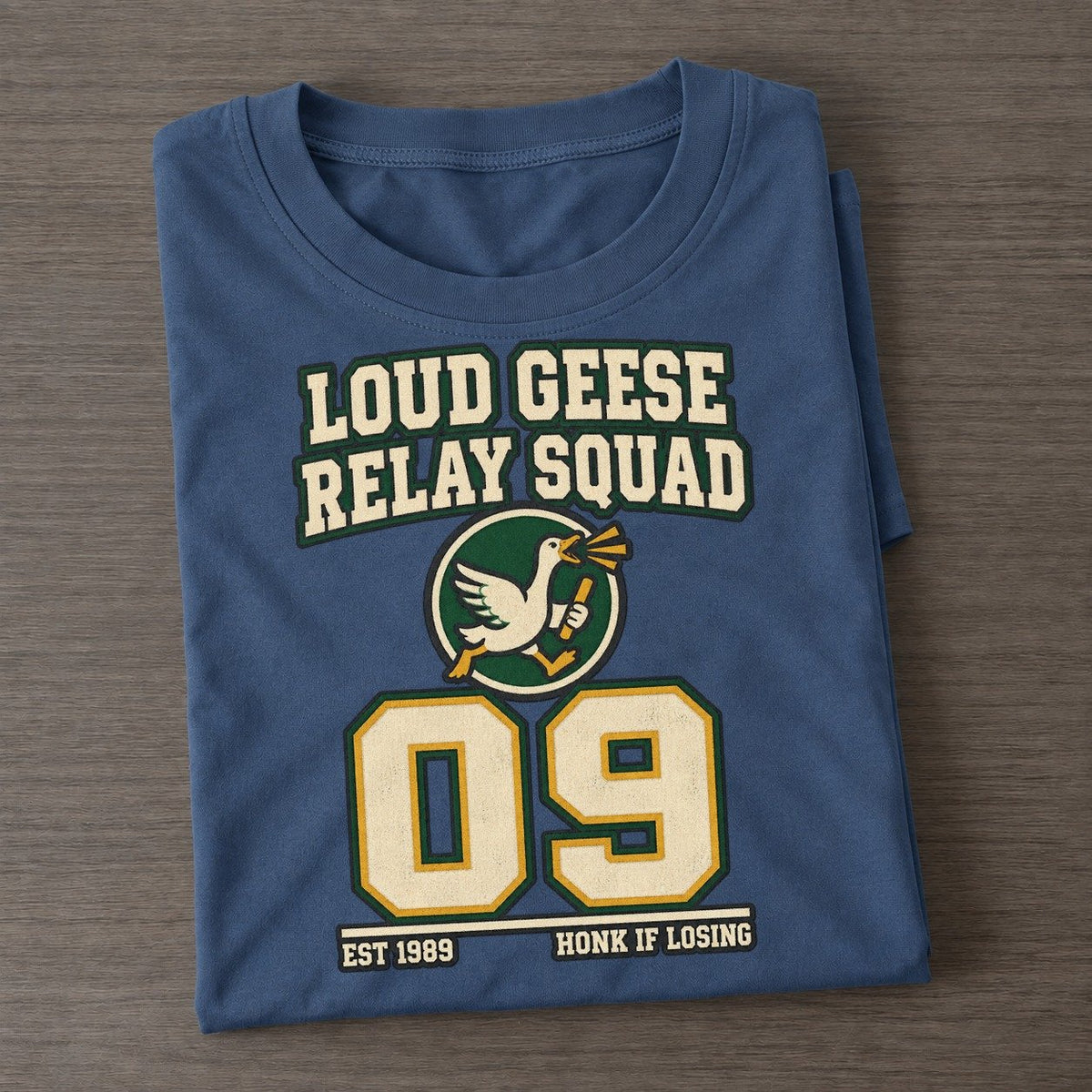 Goose Relay Sunday Nobodies Classic T-shirt – Twilight Navy