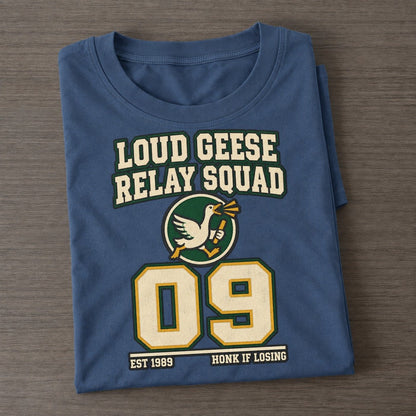 Goose Relay Sunday Nobodies Classic T-shirt – Twilight Navy
