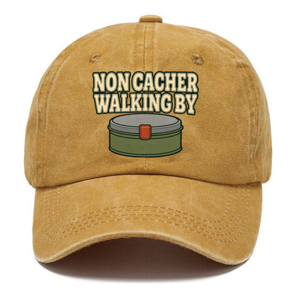 Non Cacher Walking By Geocaching Classic Cap – Golden Harvest