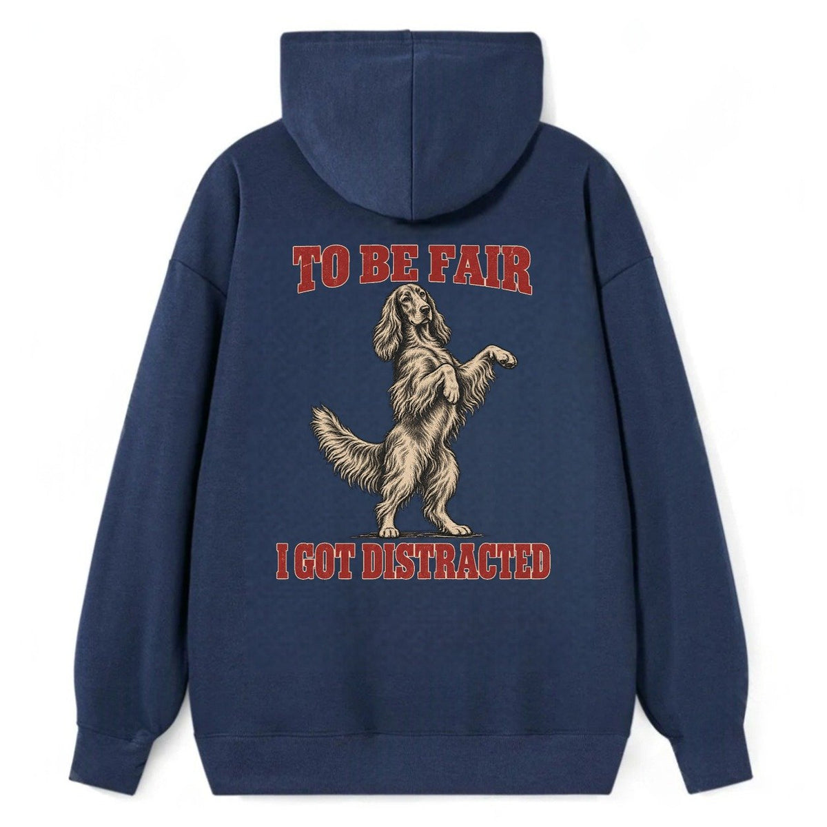Irish Setter Dog Declarations Classic Pullover Hoodie – Navy
