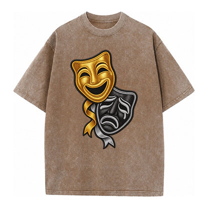 Broadway Masks Vintage T-shirt – Brown