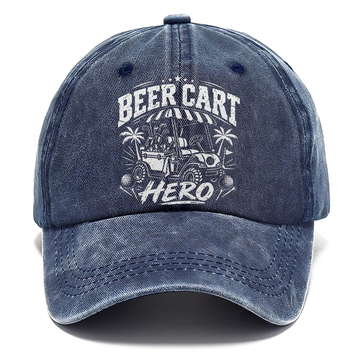 Beer Cart Hero Golf Life Classic Cap – Twilight Navy