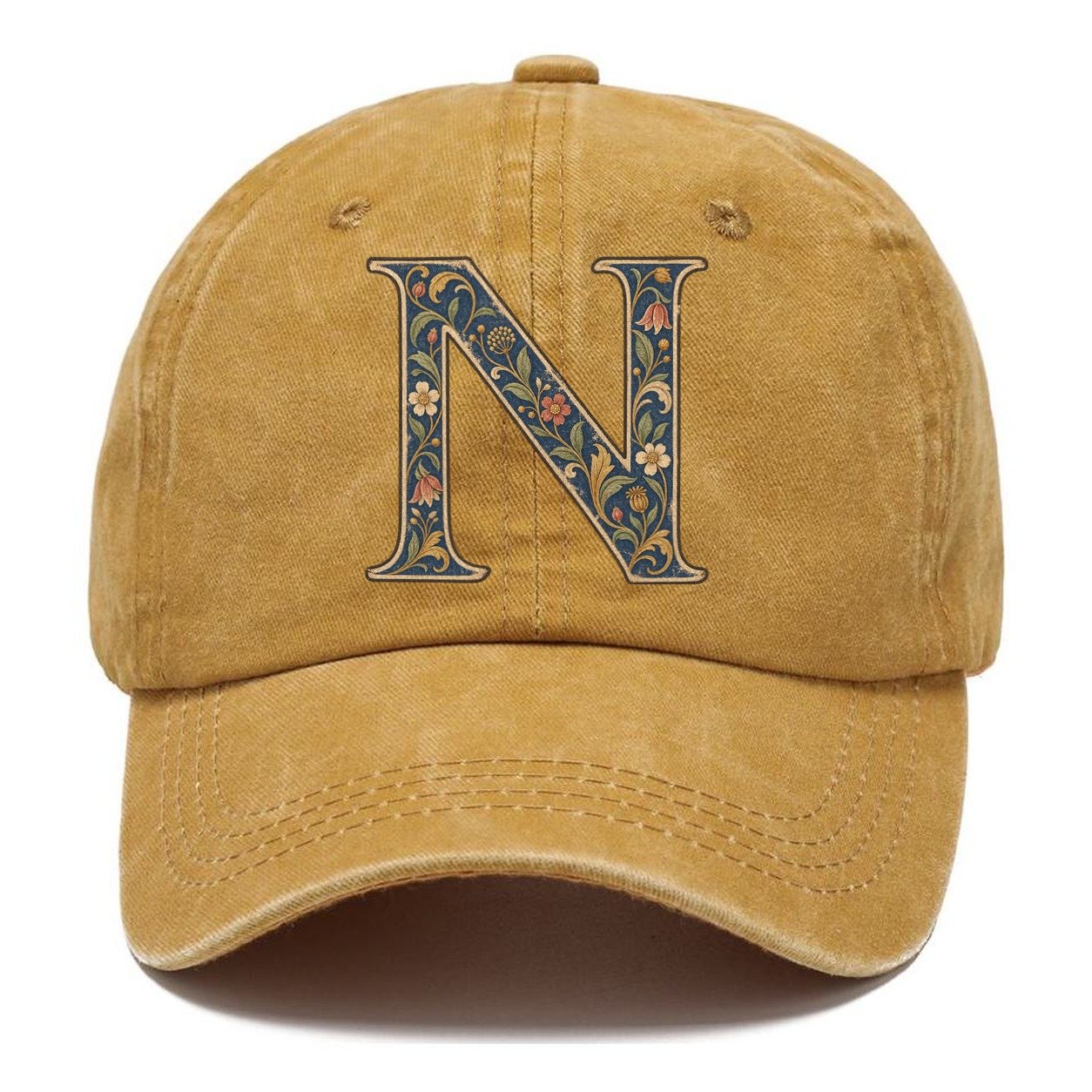 Wildflower N Monogram Classic Cap – Golden Harvest