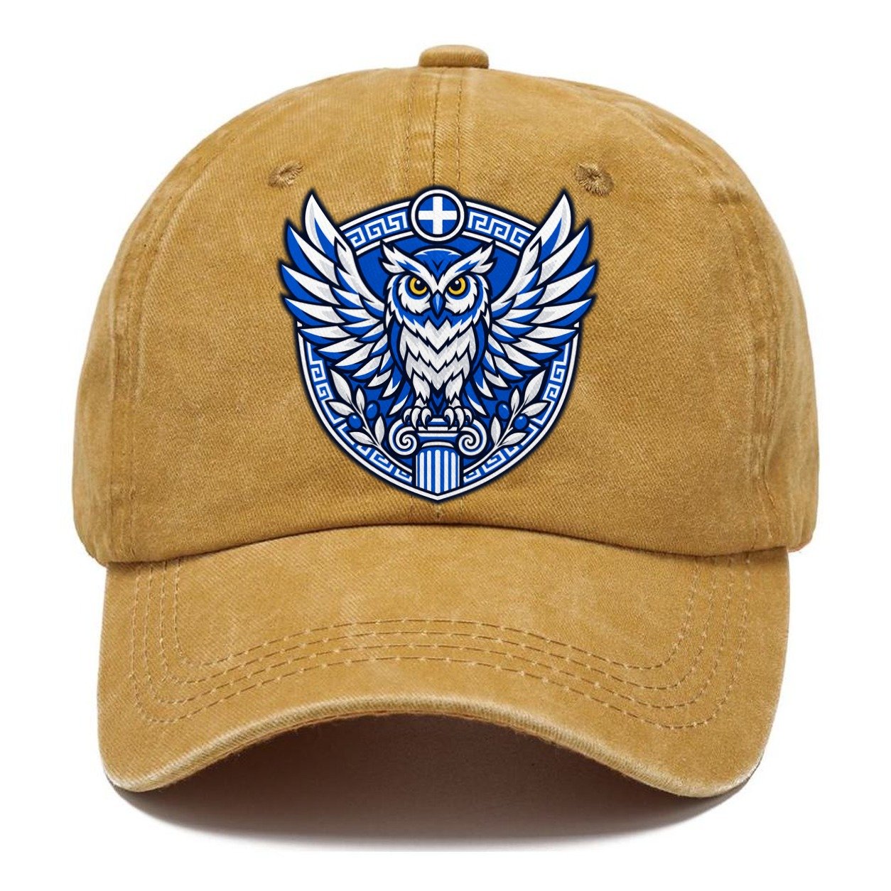 Greece Minimal Emblem Country Logos Classic Cap – Golden Harvest