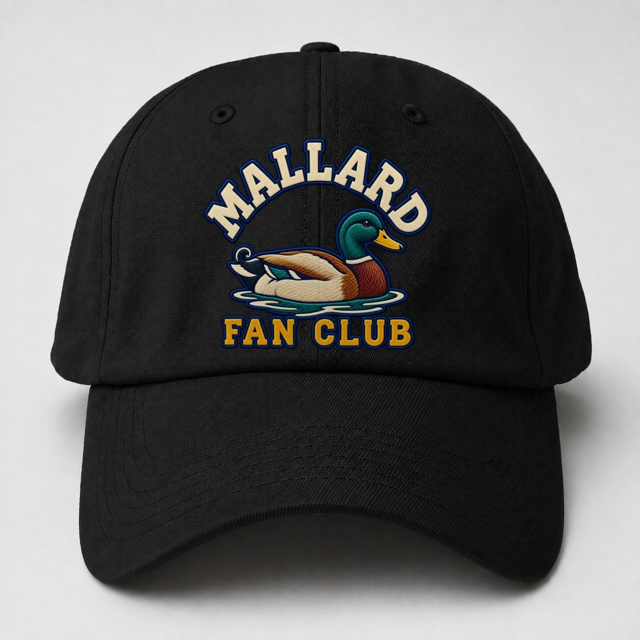Mallard Fan Club Baseball Cap – Black