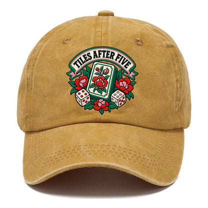 Tiles After Five Mahjong Game Night Classic Cap – Golden Harvest