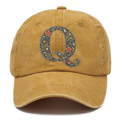Wildflower Q Monogram Classic Cap – Golden Harvest