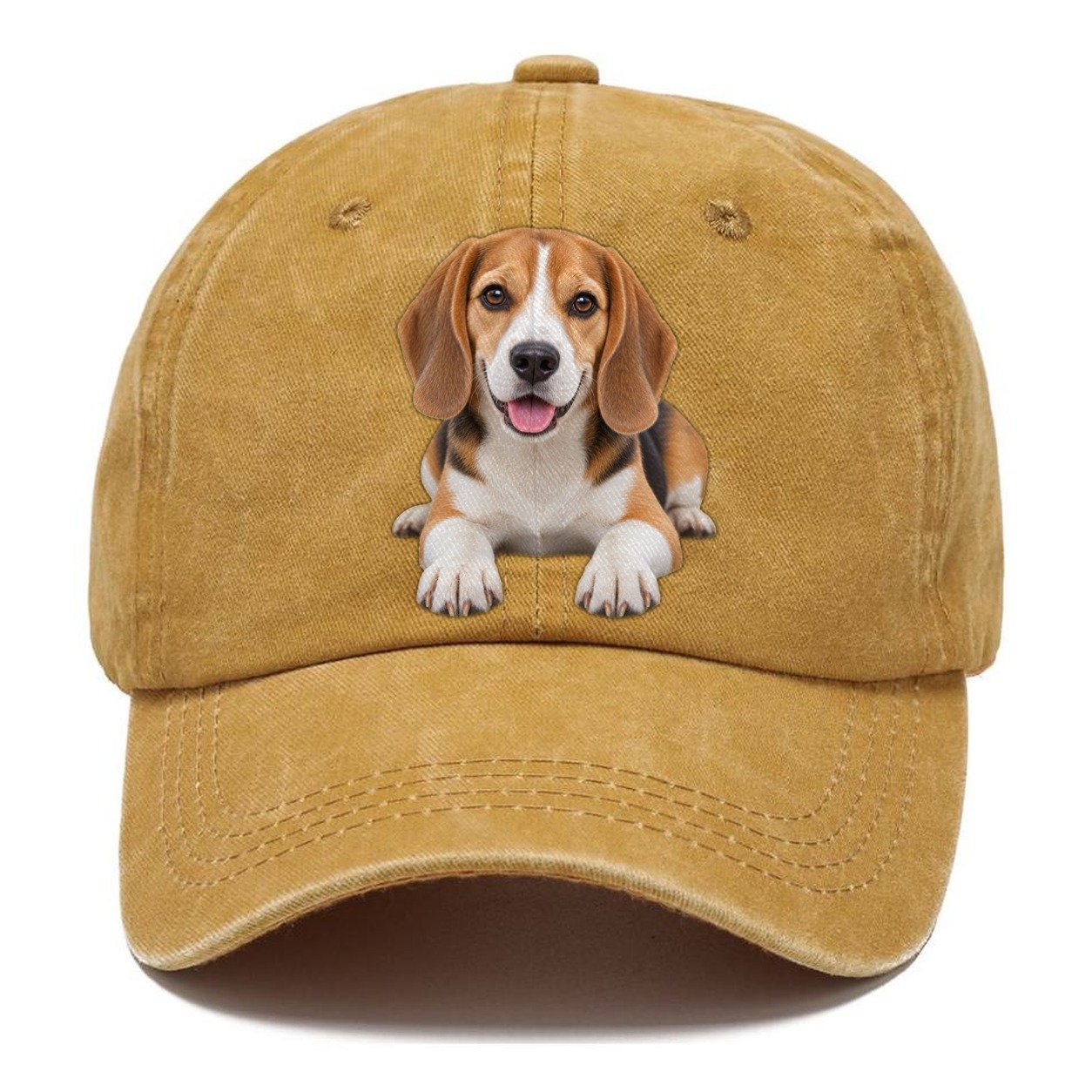 Beagle Lying Down Top Breeds Classic Cap – Golden Harvest