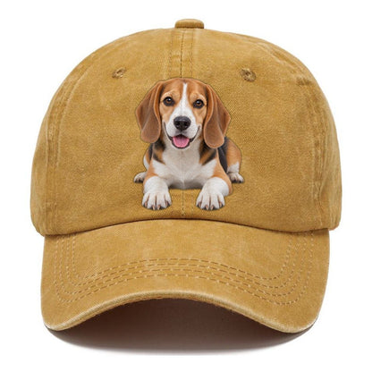 Beagle Lying Down Top Breeds Classic Cap – Golden Harvest