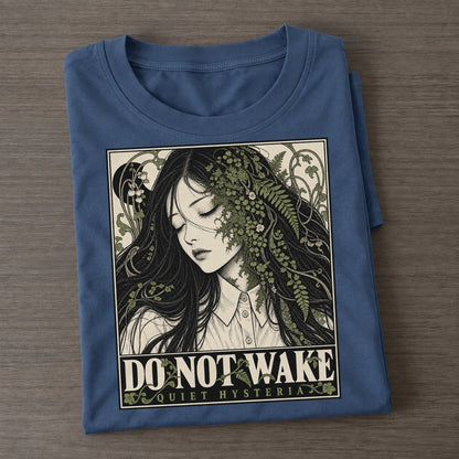 Do Not Wake Quiet Hysteria Classic T-shirt – Twilight Navy
