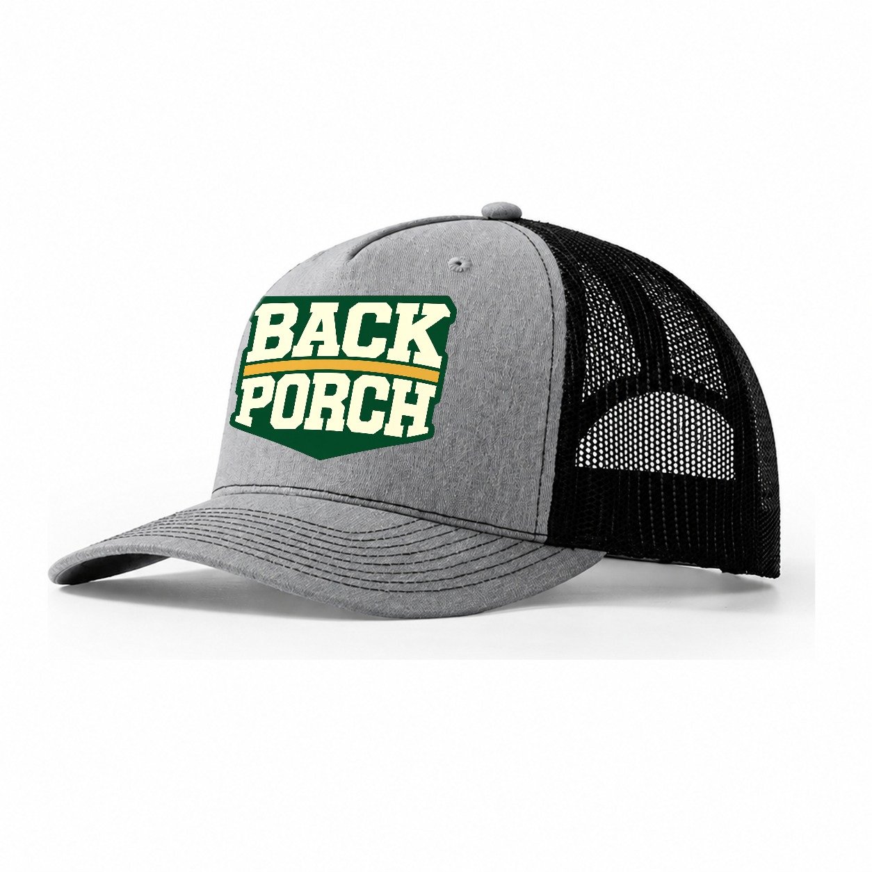 Back Porch Brew House Trucker Hat – Sport Grey Black
