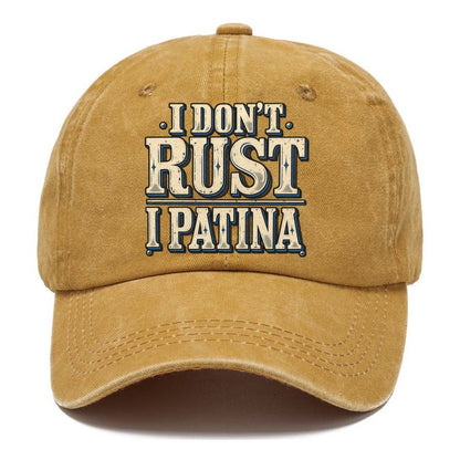 I Don T Rust I Patina American Wit Classic Cap – Golden Harvest
