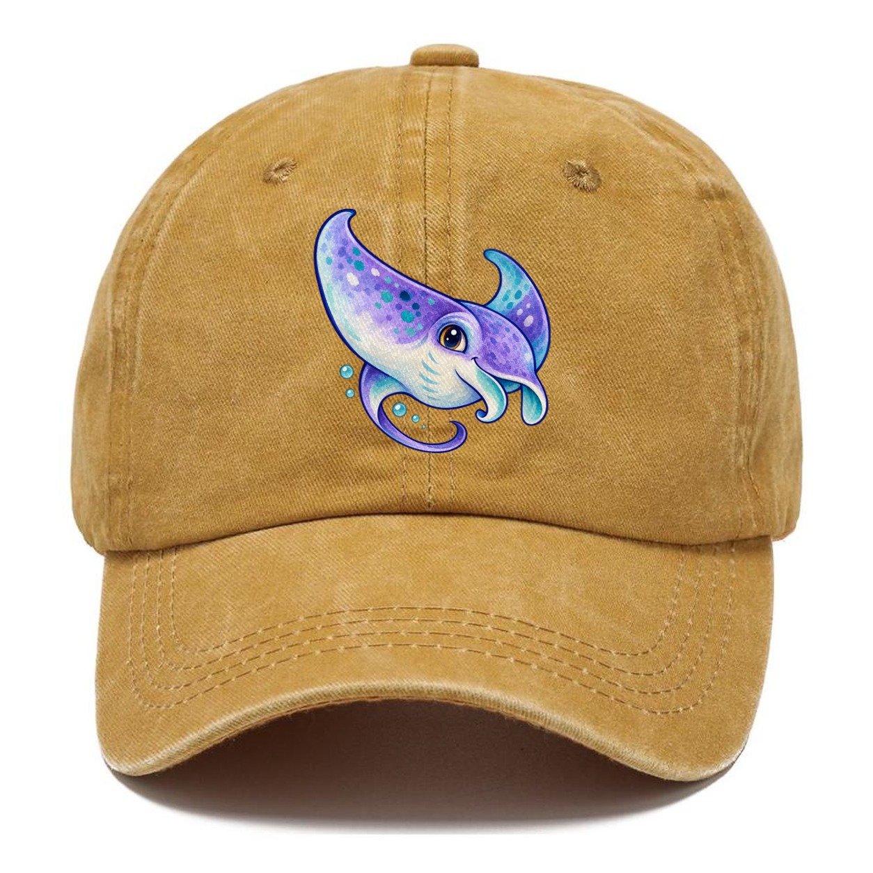 Manta Ray Barrel Turn Sea Sprite Classic Cap – Golden Harvest