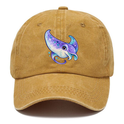 Manta Ray Barrel Turn Sea Sprite Classic Cap – Golden Harvest