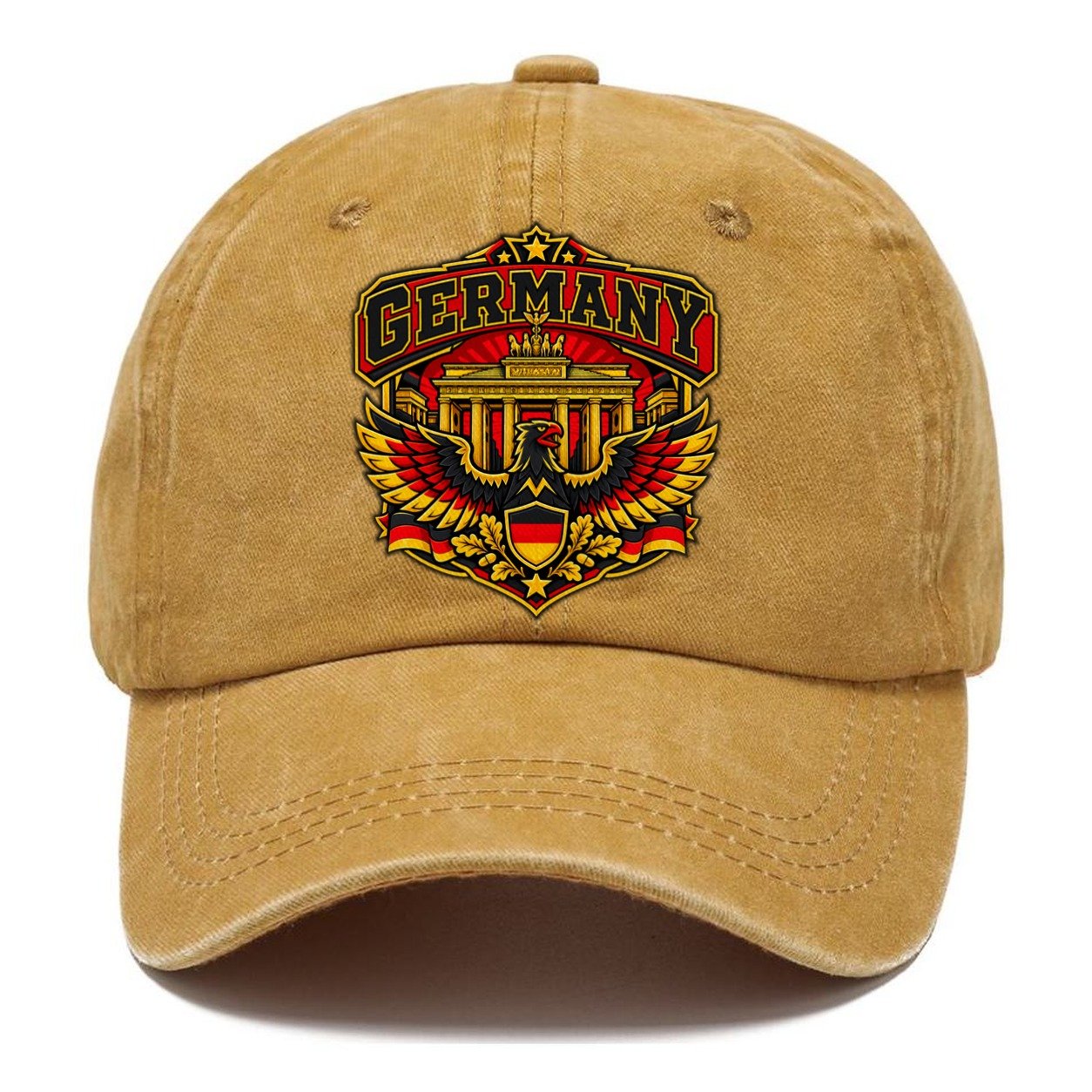Germany Retro Badge Country Logos Classic Cap – Golden Harvest