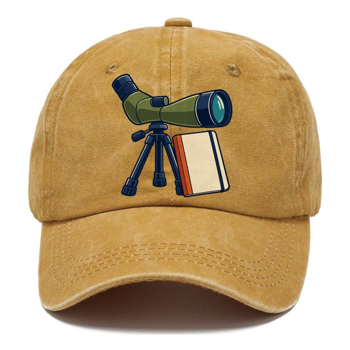 Spotting Scope And Notebook Birdwatching Classic Cap – Golden Harvest