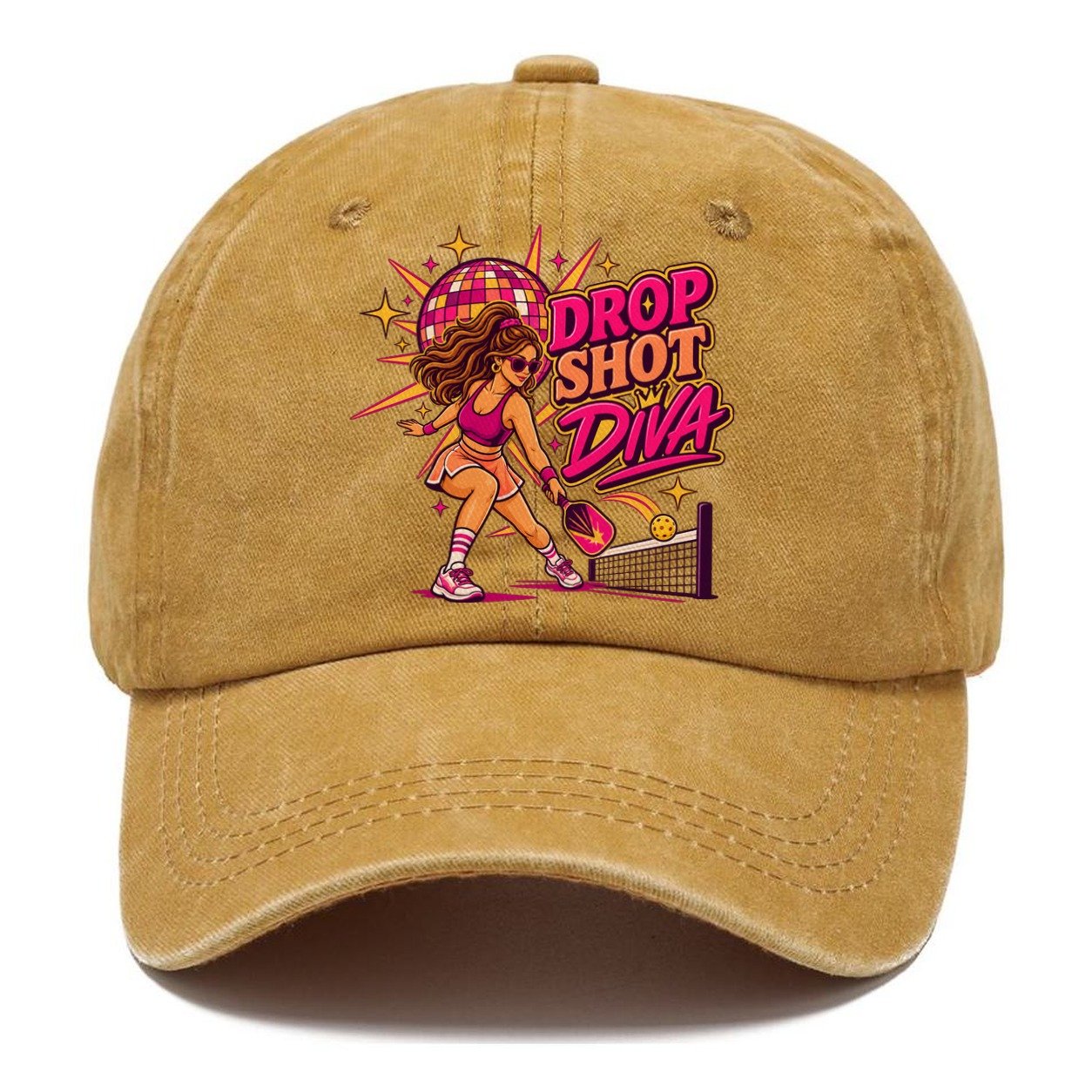 Drop Shot Diva Pickleball Life Classic Cap – Golden Harvest