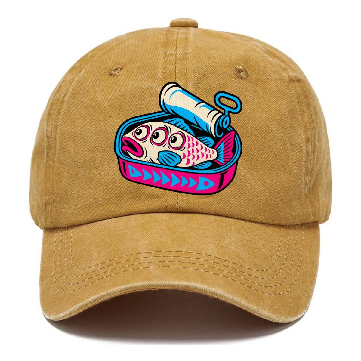 Three Eyed Sardine Tin Crazy Styles Classic Cap – Golden Harvest
