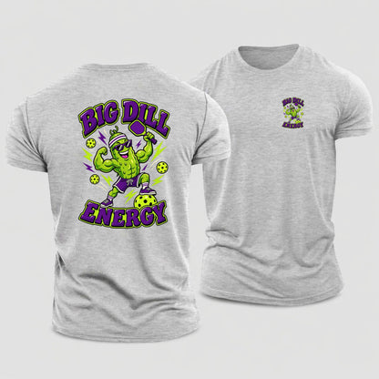 Big Dill Energy Pickleball Life Cotton T-Shirt – Sport Grey