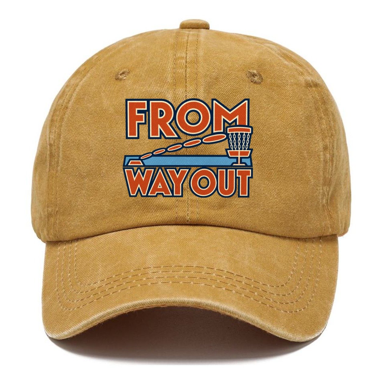 From Way Out Disc Golf Classic Cap – Golden Harvest