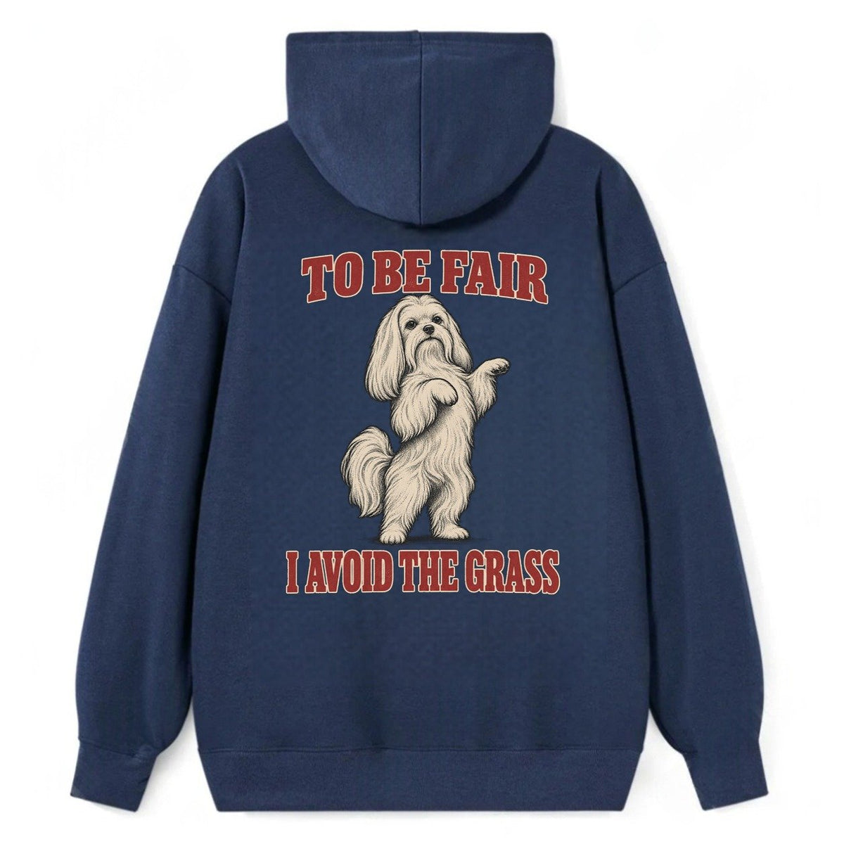 Maltese Dog Declarations Classic Pullover Hoodie – Navy