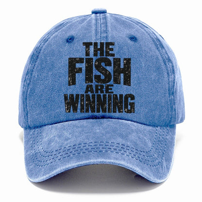 The Fish Are Winning Fishing Club Classic Cap – Summer Sky