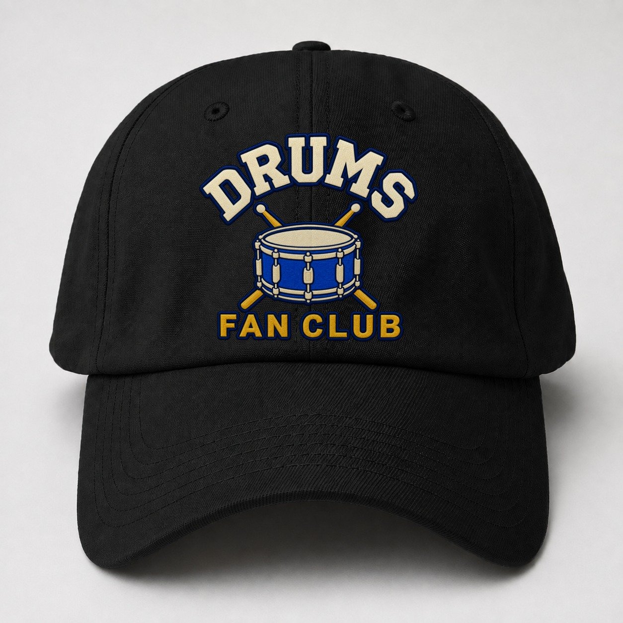 Drums Fan Club Baseball Cap – Black