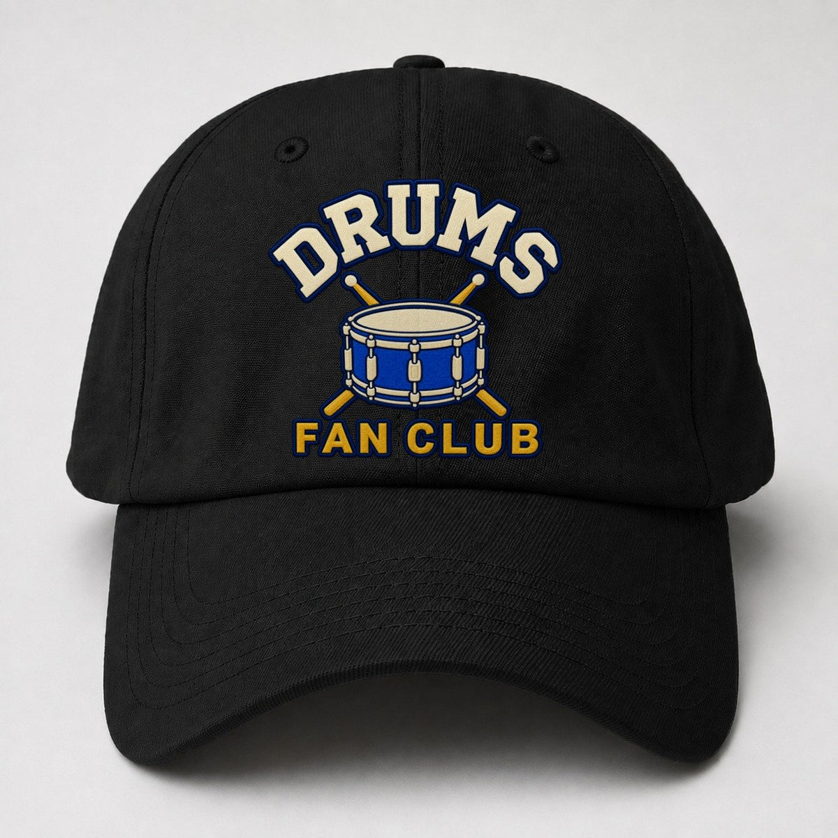 Drums Fan Club Baseball Cap – Black