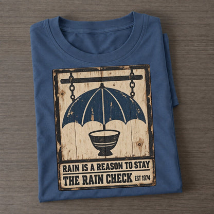 Rain Check Bar Izakaya Rules Classic T-shirt – Twilight Navy
