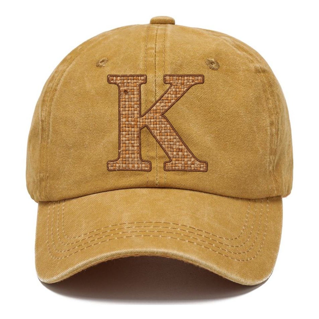 Woven Tweed K Monogram Classic Cap – Golden Harvest
