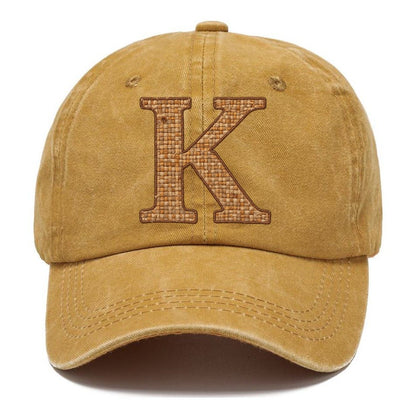 Woven Tweed K Monogram Classic Cap – Golden Harvest