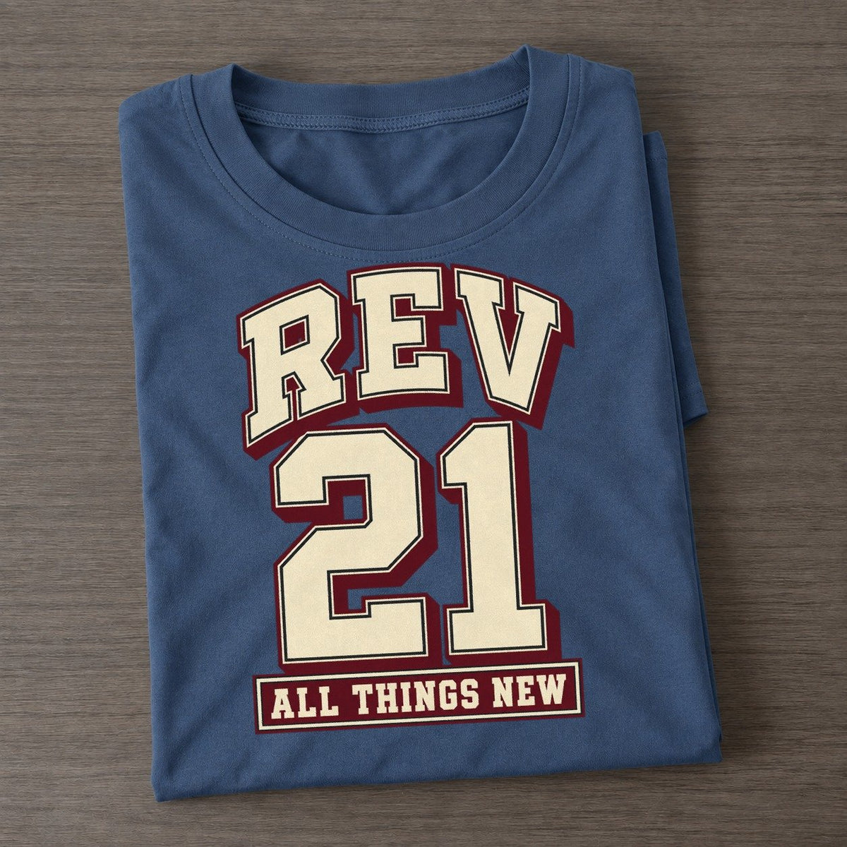 Revelation 21 Varsity Chapel Varsity Classic T-shirt – Twilight Navy